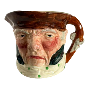Early Hand-Painted Porcelain Character Jug 'The Highway Man' by Lancasters Ltd, England