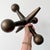Mid-Century Modern Giant Mid Century Modern Bill Curry Jax Jacks Bookend Doorstop 11” - 13” Vintage For Sale - Image 3 of 9
