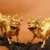 Bronze Late 19th Century Pair of Gilt Bronze Winged Qilin Statues, Mythical Beast Figures, 3.75kg For Sale - Image 8 of 9