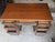 Wood Vintage Pedestal Horseshoe Desk Botanical Collection For Sale - Image 7 of 18