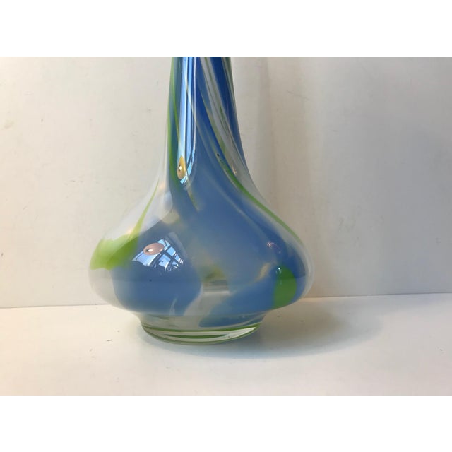 Mid-Century Modern Vintage Striped Murano Vase by Venini, 1960s For Sale - Image 3 of 8