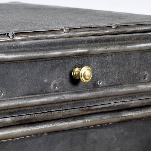 Black Iron Nightstand, 1900s For Sale - Image 8 of 13