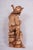 French Artist, Original Neo-Rococo Statuette of Lutenist, 1840s, Lacquered Pear Wood For Sale - Image 5 of 18