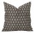 Block Print Handmade Pillow Cover Thick Linen Throw Cushion 14x20 Inch Sangmarmar Jaal For Sale