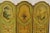 French Antique French Louis XV Green Hand Painted 3 Panel Venetian Room Screen (A) For Sale - Image 3 of 12