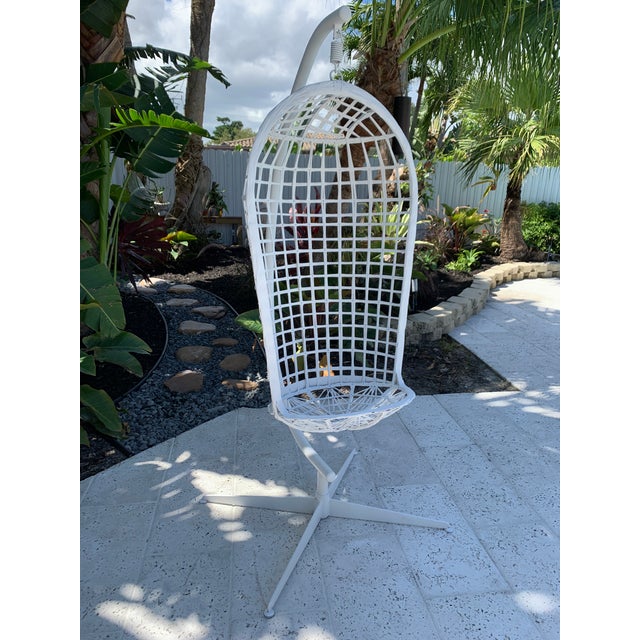 Vintage Russell Woodard Hanging Birdcage Swing Chairish