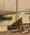 19th Century Illegibly Signed Sailing Boats Scene Oil, 19th Century For Sale - Image 5 of 8