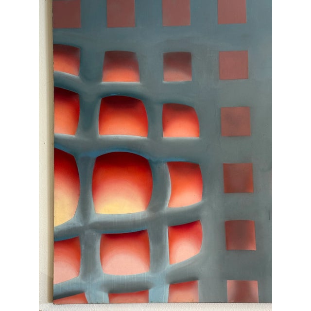 Paint Jimmy Paesler Abstract Geometric Painting For Sale - Image 7 of 10