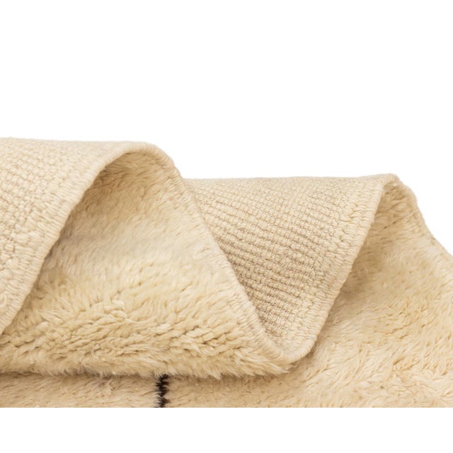 Textile Hand-Knotted Wool Premium Rug by Azele Studio For Sale - Image 7 of 9