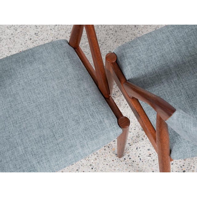 Mid-Century Danish Model 31 Dining Chairs in Teak by Kai Kristiansen for Schou Andersen, Set of 4 For Sale - Image 9 of 13
