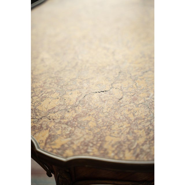 Stone Spanish Brocatelle Table, 1920s For Sale - Image 7 of 9