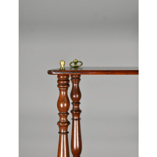 Brown Napoleon III French Mahogany Wall Shelf Étagère, 19th Century For Sale - Image 8 of 15
