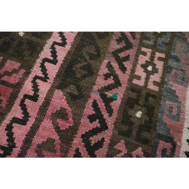 Afghan Kilim Rug, 1950s For Sale - Image 3 of 15