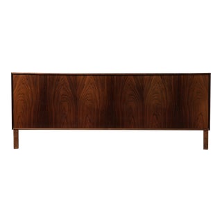 1960s Vintage Fredericia Stolefabrik Danish Rosewood King Size Headboard For Sale
