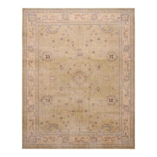 Rug & Kilim’s Oversized Traditional Cyrus Rug in Pistachio, 12x18 For Sale