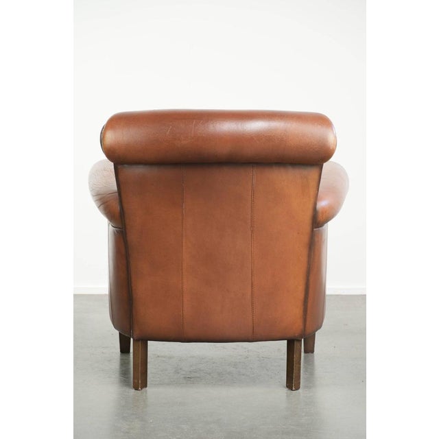 Club Chair in Sheepskin Leather For Sale - Image 4 of 14