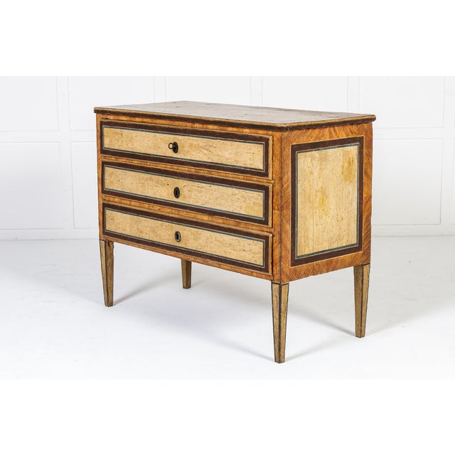 Antique Italian Painted Commode, 1700s For Sale - Image 9 of 10