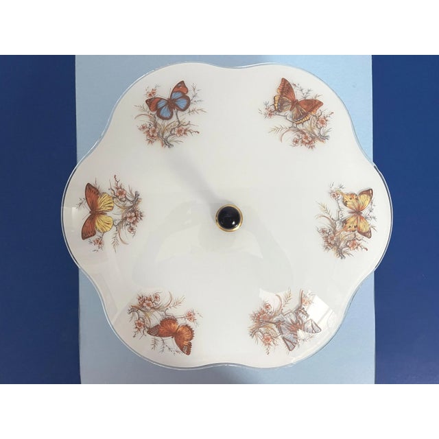 Mid 20th Century Butterflies Flush Light For Sale - Image 10 of 18