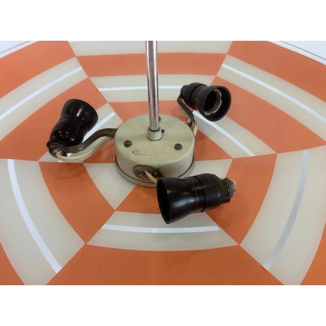 Mid-Century Modern Umbrella Pendant Lamp from Napako, 1960s For Sale - Image 6 of 8