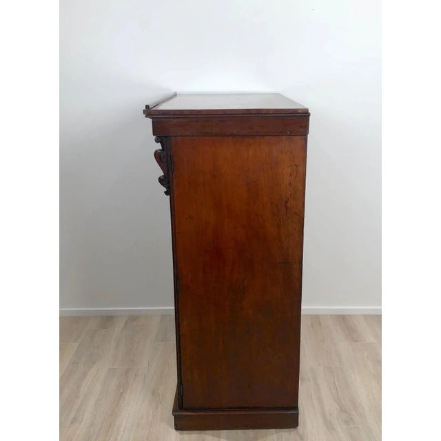 19th Century English Traditional Wellington Secretary Chest of Drawers For Sale In San Francisco - Image 6 of 11