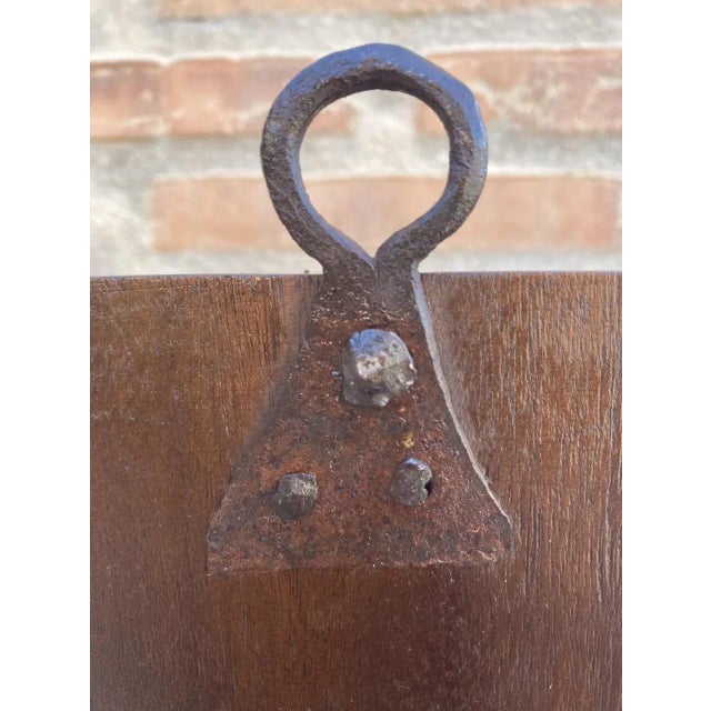 French Antique Hand Carved Walnut Wood Religious Triptych or Carved Wall Sculpture Panel, 1890s For Sale - Image 13 of 18