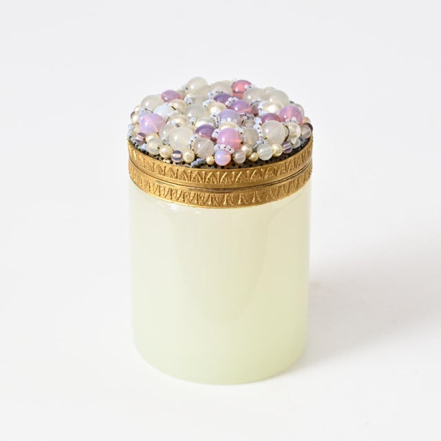 Italian Opaline Celadon Glass Box by Vincenzo Nason, 1960s For Sale - Image 11 of 11