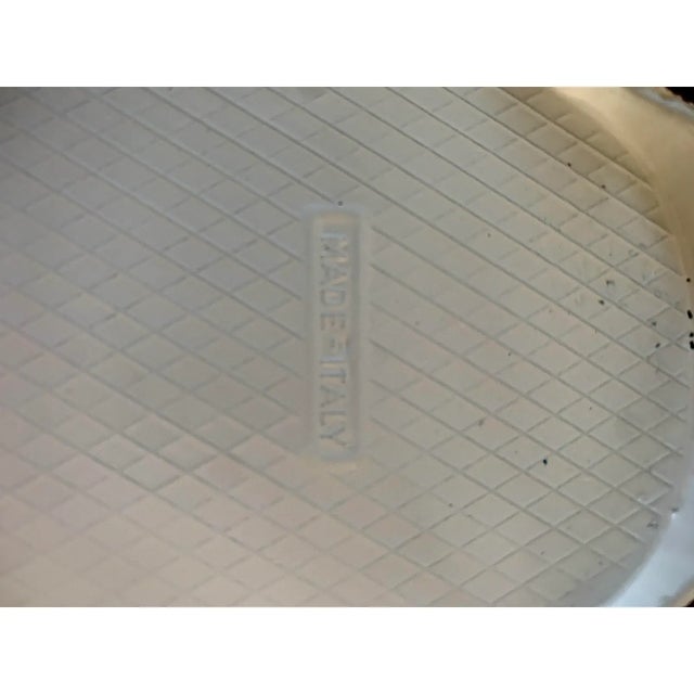 White French Country Reticulated Cast Iron Cachepot in White For Sale - Image 8 of 8