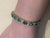 Green 22 Carat Natural Emerald & Diamond Cocktail Tennis Bracelet 14 Karat Yellow Gold For Sale - Image 8 of 8