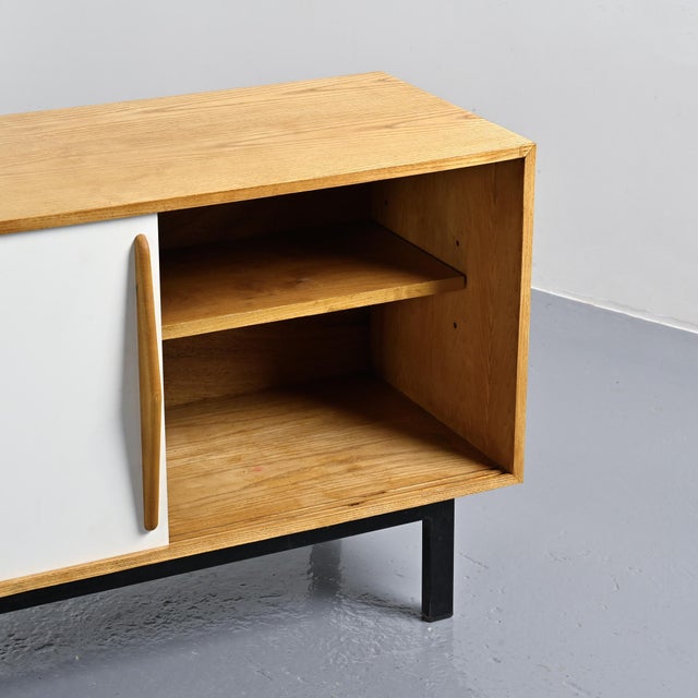 1960s Ash Cansado Sideboard attributed to Charlotte Perriand for Steph Simon, 1960 For Sale - Image 5 of 18