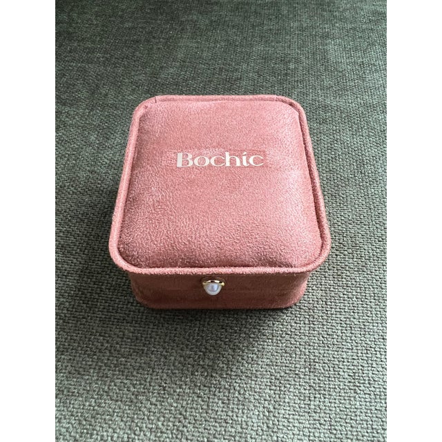 Bochic "Orient" Natural Opal, Kyanite & Diamond Ring Set In 18K & Silver For Sale - Image 9 of 18