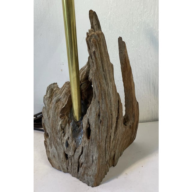 Wood Vintage Driftwood Lamp For Sale - Image 7 of 9