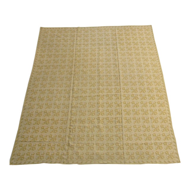 19th Century Antique European Portuguese Carpet For Sale