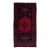 Mid-Century Hand-Knotted Vintage Kurdish Wool Runner Rug With Tribal Geometric Medallions For Sale