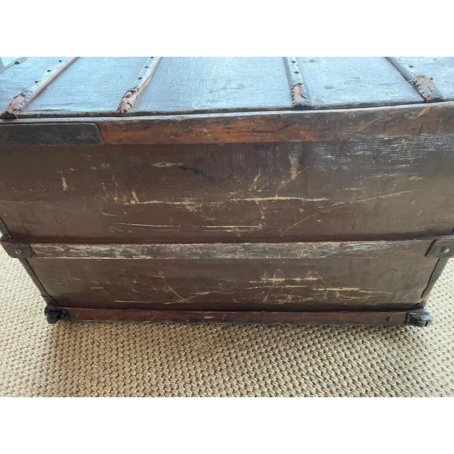 Vintage Transport Trunk, 1890s For Sale - Image 9 of 12