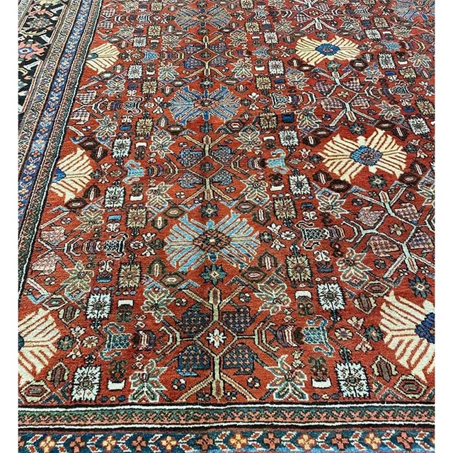 Early 21st Century Early 21st Century Early 21s Persian Mahal Area Rug 11’9″ X 19’6″ For Sale - Image 5 of 12