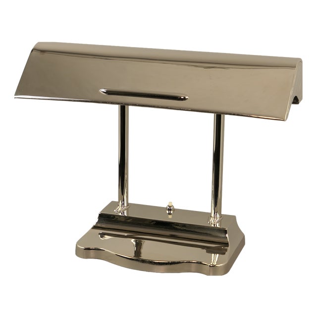 Chrome-Plated Desk Lamp, United Kingdom, 1920s For Sale