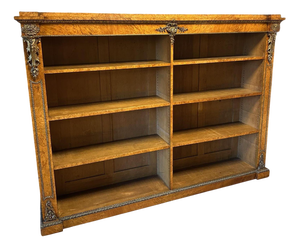Antique Open Bookcase in Walnut