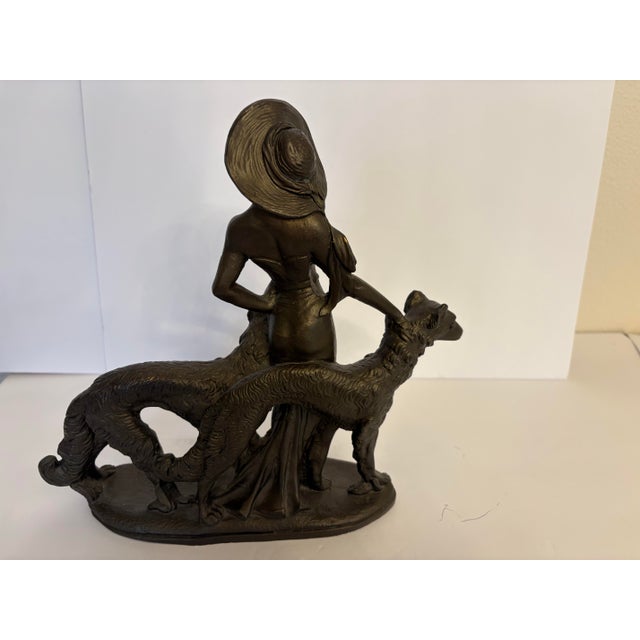 Art Deco Vintage Bronze Edgar Degas Sculpture “The Aristocratic” For Sale - Image 3 of 7