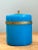 Cerulean Vintage French Opaline Round Box For Sale - Image 8 of 12