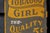 Early 20th Century Early 20th Century Tobacco Girl Cloth Advertising Banner For Sale - Image 5 of 10