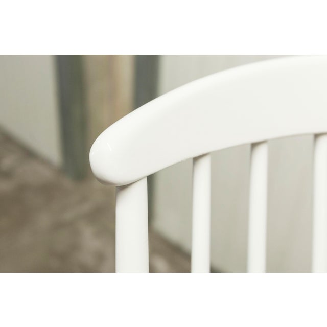 Mid-Century Modern Grandessa Rocking Chair in White Beech attributed to Lena Larsson for Nesto, 1960 For Sale - Image 3 of 18