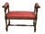 Breton Piano Stool in Walnut, 1930s For Sale