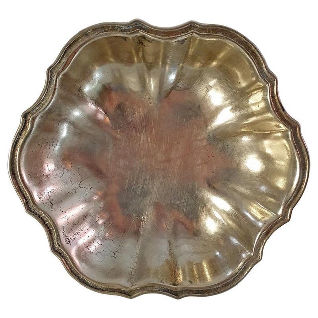 Metal Vintage Neoclassical Style Handmade Bronze Bowl, Italy, 1970s For Sale - Image 7 of 7