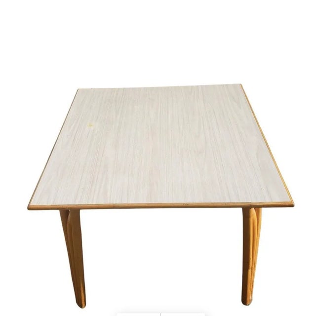 Ficks Reed 1950s Reed Furniture Rattan Dining With Formica Finish Top For Sale - Image 4 of 12