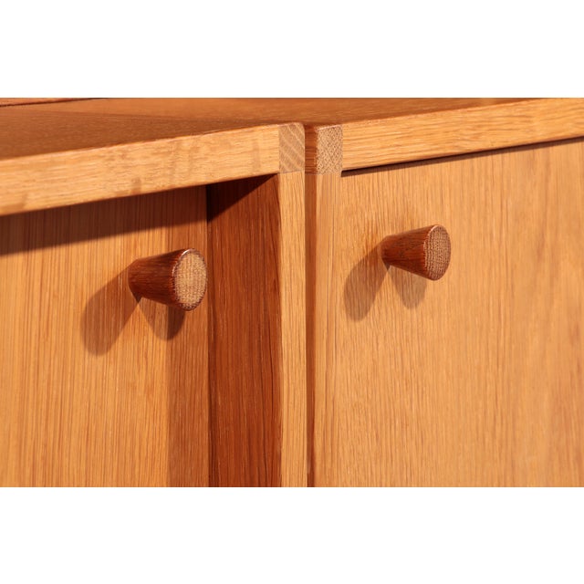 Danish Oak Wall Unit by Kurt Østervig for Kp Møbler, 1970, Set of 4 For Sale - Image 14 of 15
