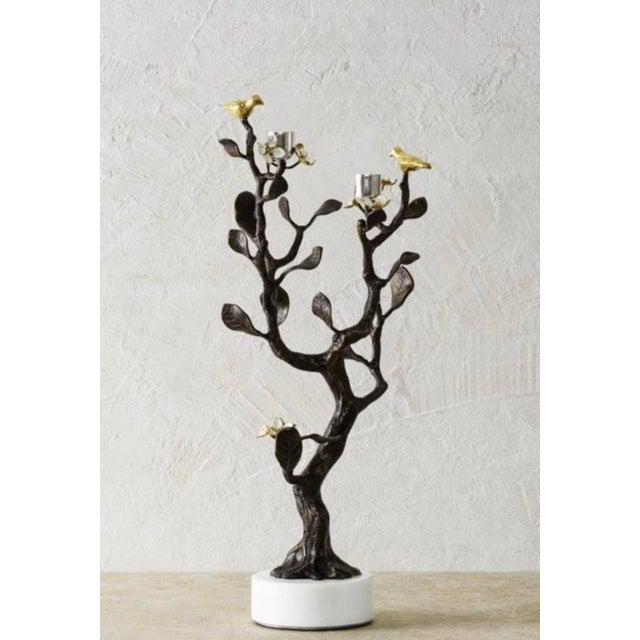 Brand new, just received and still in their original boxes. Retail price is $520 per item. The Lovebirds Candelabra is...
