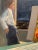 Contemporary R K Hillis Original Painting ‘"Room With a View’" For Sale - Image 3 of 7