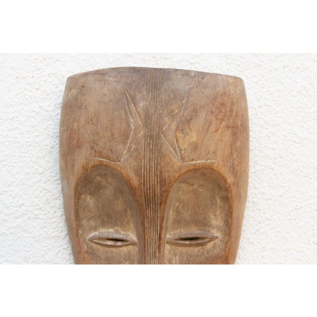 Weaver's Tale Carved Aged Mask For Sale In Los Angeles - Image 6 of 10