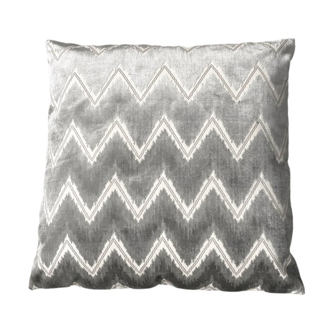 This fabric is a gorgeous luxury velvet by Schumacher. The color is a light grey with a beautiful luster that looks almost...