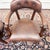 Brown English Desk Chairs in Leather, Set of 2 For Sale - Image 8 of 10